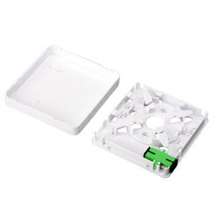 1 Bandeja de empalme de núcleo Fibra óptica Montaje en pared Caja de terminales de fibra Adaptador Caja protectora 86 Placa frontal OTB óptica - Product Image 1