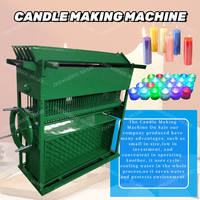 Machine industrielle automatique de fabrication de bougies, machine commerciale de moulage de bougies en cire pour pots, machines rondes de fabrication de bougies en cire