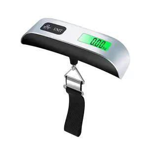 Digital Luggage Scale, LCD Display Portable Handheld Baggage Scale with  Hook for Travel, Suitcase or Carry Bag, 110 Pounds