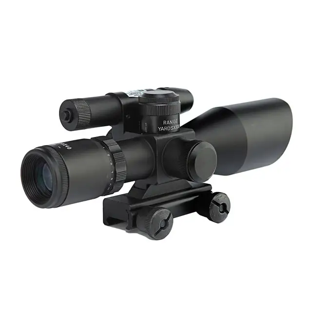 Mighty Sight Scope 2.5-10X40 With ldeal for short to medium rangeand equipped with a side mounted green laser