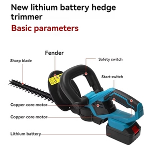Débroussailleuse Électrique Portable 20 Pouces de Qualité Professionnelle pour Bricolage, Tondeuse à Gazon Sans Fil 21V à Batterie au Lithium, Coupe-Herbe et Désherbeur - Product Image 6
