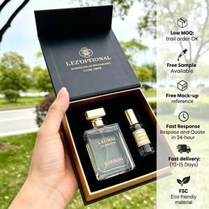 Boîte à parfum en carton recyclable de forme livre, design personnalisé, finition mate, avec flacon - Product Image 3
