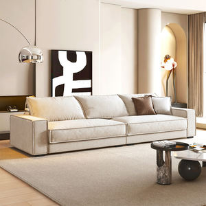 Sofá Seccional de Tres Plazas Estilo Europeo Moderno Budapest, Tapizado en Cuero Genuino Ecológico para Proyectos Residenciales de Alta Gama - Product Image 3