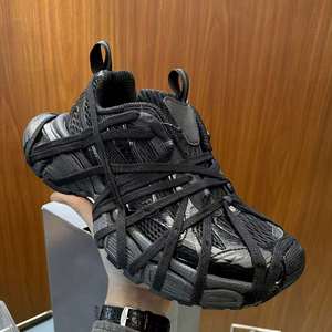 Zapatos de Diseñador de Lujo para Hombre y Mujer, Cómodos, Talla 3XL, Zapatos de Skateboard Clásicos Casuales de Cuero Genuino con Cordones para Correr y Caminar - Product Image 3