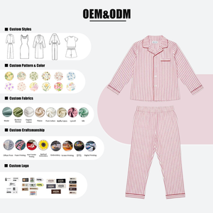 Hongbo enfants vêtements de nuit de qualité en gros <span class=keywords><strong>pyjamas</strong></span> pour enfants personnalisables 0-10 ans 100% coton bambou enfant <span class=keywords><strong>pyjamas</strong></span> chemise de nuit - Product Image 4