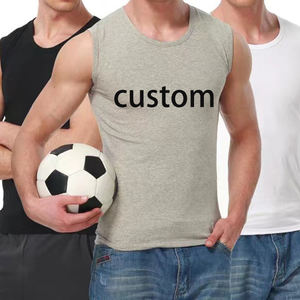 <b>Men's</b> Wide Shoulder <b>Tank</b> <b>Top</b> Summer Lightweight Base Layer <b>Black</b> White Sports Gym Breathable Sleeveless Slim-Fit <b>Top</b> - Product Image 2