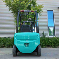 Chariot élévateur électrique à mât à 3 niveaux, petit chariot industriel à rouleaux, 2,5 tonnes, 3 tonnes, 3,5 tonnes, à vendre à prix abordable