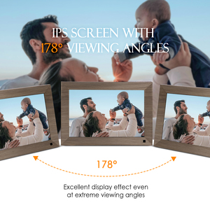 Bằng gỗ 10.1 inch Android Khung ảnh kỹ thuật số với Wifi và ứng dụng - Product Image 5