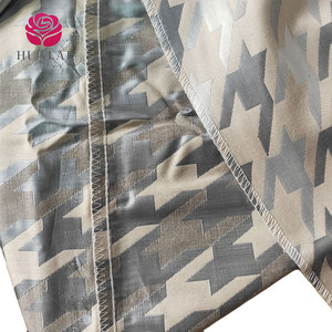 <span class=keywords><strong>Nappe</strong></span> Jacquard Tissée Robuste Longue jusqu'au Sol B008-120 avec Taille Personnalisée et Logo Gris - Product Image 4
