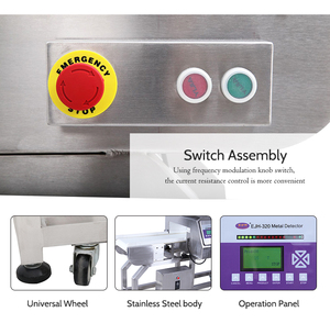 Agulha automática de rastreamento de fásico de produto comestível, detector de metais de chocolate - Product Image 4