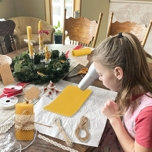 <span class=keywords><strong>Kit</strong></span> de <span class=keywords><strong>fabrication</strong></span> de bougies Eeswax pour enfants - 100% <span class=keywords><strong>cire</strong></span> <span class=keywords><strong>d</strong></span>'<span class=keywords><strong>abeille</strong></span> pure (16 feuilles multicolores) Fournitures de <span class=keywords><strong>fabrication</strong></span> de bougies DIY pour l'artisanat artistique - Product Image 4