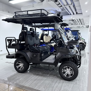 Bak 5 Năm Lithium Pin Sang Trọng Golf Săn Bắn Giỏ Hàng Nhà Máy Trực Tiếp 12/14 Inch Bánh Xe 4 Chỗ Nâng Cấp Điện Golf <span class=keywords><strong>Buggy</strong></span> Xe - Product Image 4