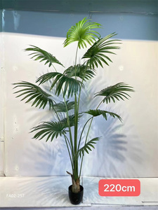 Plantes artificielles en plastique de type <span class=keywords><strong>bambou</strong></span> et palmier, style déesse chinoise - Product Image 4