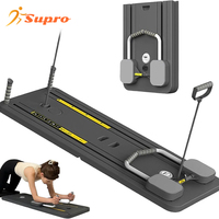 Supro - Tabla de Ejercicios Push Up, Equipo de Gimnasio Portátil para el Hogar con Deslizador para Ejercicios de Core