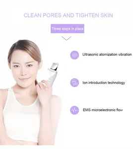 Limpiador de Poros Ultrasónico, Espátula <span class=keywords><strong>Facial</strong></span> Eléctrica, Limpieza <span class=keywords><strong>Facial</strong></span> Profunda, Removedor de Puntos Negros, Exfoliante, Venta al por Mayor - Product Image 5