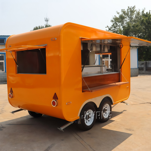 Hot Dog Street Cart Food Car Máquinas móviles Takoyaki Rulote Food Truck Goods Camión de comida eléctrico para remolque Remolque de comida - Product Image 2