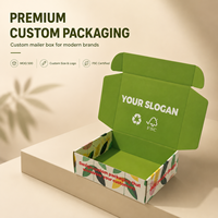 Boîte d'expédition personnalisée en carton ondulé FSC écologique avec papier recyclable et approvisionnement en gros pour l'expédition e-commerce