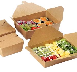 Emballage, boîte de livraison de nourriture, boîtes d'emballage en papier de restauration rapide, emballage de nourriture en papier kraft/ - Product Image 5