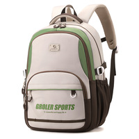 Nouveau Sac à Dos de Voyage Élégant en Nylon, Grande Capacité, en Polyester, Sac d'Ordinateur Simple, Sac à Dos Décontracté pour Étudiant, Double Bretelle pour Ordinateur Portable