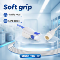 Accessoires médicaux compatibles avec la sonde SpO2 à clip pour adulte Comens 7PIN, réutilisable, en TPU, certifiée ISO