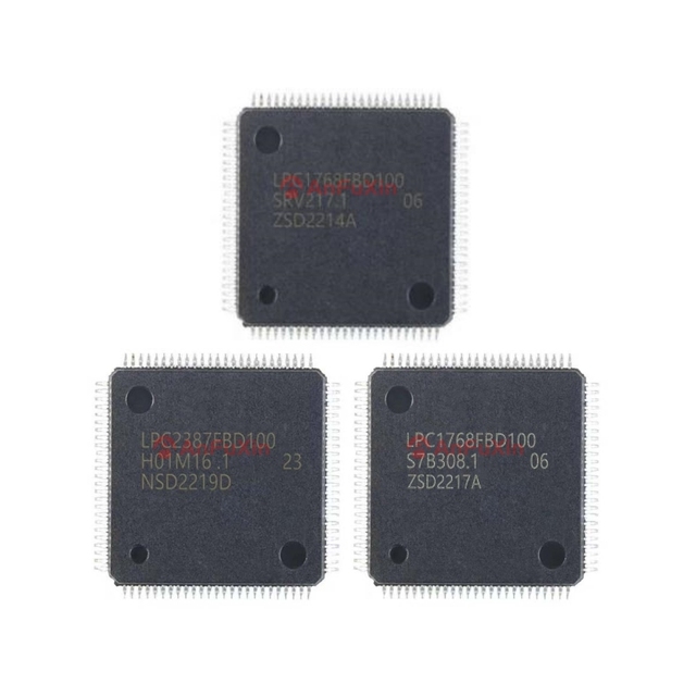 LPC1768FBD100K LPC1768FBD100,551 LPC2387FBD100K Microcontroller MCU/MPU/SOC Anfuxin Chip IC LQFP-100
