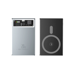 Cargador inalámbrico magnético de 15W Banco de energía de carga inalámbrico portátil 5000mAh Carga rápida para Iphone Iwatch - Product Image 1