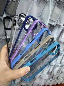 Pour <span class=keywords><strong>Apple</strong></span> <span class=keywords><strong>Iphone</strong></span> 16 15 14 13 Promax étui de téléphone portable Transparent or bouclier Anti-chute anti-rayures <span class=keywords><strong>coque</strong></span> de téléphone - Product Image 6