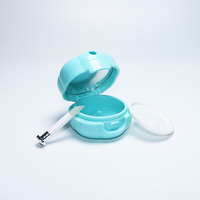 Masque à Lèvres Personnalisé à Motif de Fleur avec Cuillère à Lentille Emballage de Maquillage en Plastique Bouteille Crème Corps Rouge à Lèvres Blush Récipient Séparé