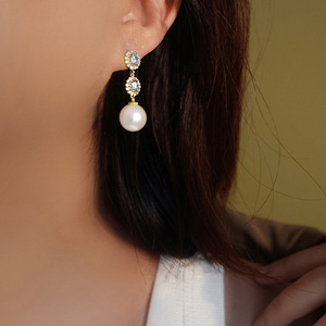Eleganti Orecchini Pendenti Geometrici da Donna, Orecchini Minimalisti a Goccia per Uso Quotidiano, Gioielli da Festa, Vendita all'Ingrosso - Product Image 3