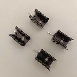 Disipador de calor de aluminio Rz de 19,7x13x13 mm con orificio pasante para fuentes de alimentación de dispositivos electrónicos - Product Image 3