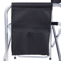 Chaise de réalisateur pliante en aluminium léger avec design moderne en tissu Oxford pour une utilisation en extérieur au parc de la plage ou à l'hôtel