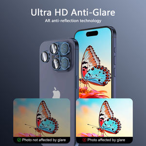 ฟิล์มกันรอยเลนส์กล้องแบบใส 9H ป้องกันเต็มจอ สำหรับ iPhone 18 17 16 15 14 Pro Max Air - Product Image 4