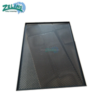 Plateau de cuisson plat commercial en aluminium antiadhésif, plaque de four 400x600mm, revêtement en téflon anodisé, ustensiles de boulangerie, taille personnalisée