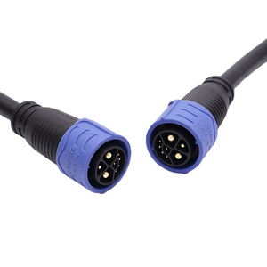 Konektor Kabel Tahan Air Custom M25 Quick Lock 2+1+5 Pin, Rakitan Steker Kabel Sinyal Daya Pengisian dan Pengosongan Baterai Lithium EV - Product Image 3
