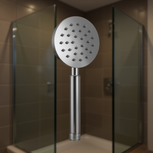 Cabezal de Ducha Poseidon Cromado, 10.5 cm de Diámetro, 24.5 cm de Altura, para Baño - Product Image 3