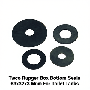 Joints de fond de réservoir en caoutchouc Twico 63x32x3 mm pour réservoirs de toilettes - Product Image 3