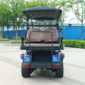 Golf Buggy CE elettrica fuoristrada omologato Mini carrello da Golf elettrico a 4 posti con motore da 7,5 kw