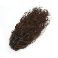 Extensions de cheveux naturels à pince, épaisse queue de cheval à clipser, aspect naturel, directement de l'usine