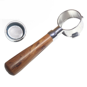 <span class=keywords><strong>Porte</strong></span>-<span class=keywords><strong>filtre</strong></span> sans fond <span class=keywords><strong>Delonghi</strong></span> 54 mm, anneau de dosage, entonnoir à café expresso, poignée en bois, support de <span class=keywords><strong>filtre</strong></span> - Product Image 4