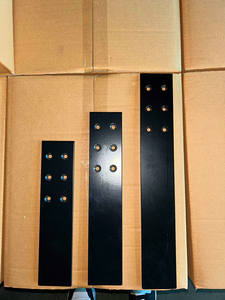 कस्टम कार्बन स्टील क्यू 235 ब्लैक पाउडर लेपित अदृश्य छिपा हुआ अस्थायी शेल्फ समर्थन ब्रैकेट - Product Image 3