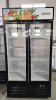 Refrigerador Vertical para Bebidas con Doble Puerta de Vidrio de 850L, Directo de Fábrica
