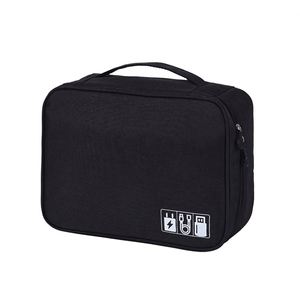 Custom LOGO Travel <b>Storage</b> Bag Kit Oxford Organizer Containers Data Cable U Disk Power Electronic Accessories Digital Gadget - Product Image 2