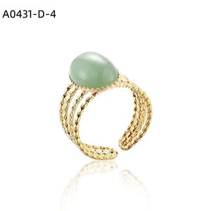 แหวนแฟชั่นพร้อม PIEDRA A0431 สำหรับผู้หญิง เครื่องประดับคุณภาพสูง - Product Image 4