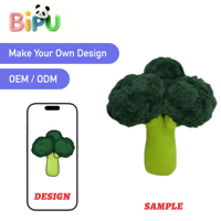 Peluche personnalisée BIPU sur le thème du brocoli, rembourrée de coton PP, taille 11-30 cm, jouet en peluche pour Thanksgiving