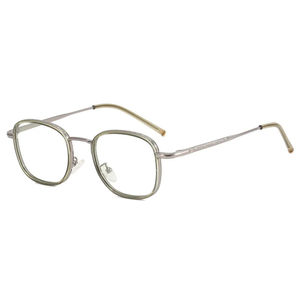Lunettes carrées en titane de luxe de haute qualité Lunettes de prescription élégantes avec motif solide pour hommes et femmes - Product Image 6