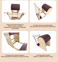 Appareil de Pilates professionnel Ladder Barrel, cadre en érable, logo et couleur personnalisés, équipement de studio de Pilates, durable et écologique