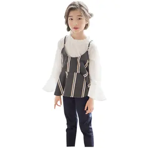 Дизайнерская одежда для детей, комплект из 2 предметов для девочек с принтом, турецкая исламская одежда для дайвинга в Интернете