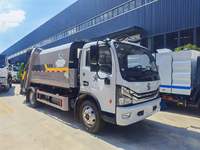 Camion compacteur de déchets 4x2 de 10 m³ le plus vendu, véhicule de collecte des ordures à chargement arrière pour l'assainissement municipal