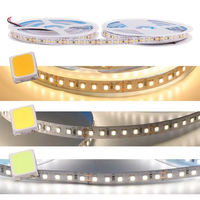 SMD 2835 120D 240D Led Bande Lumineuse 3000K 4000K 6500K Blanc 12V 24V 2835 Smd 5M Smd2835 Led Bande Lumineuse