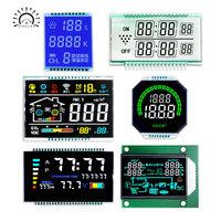 Módulo de Pantalla LCD de Calidad Premium OEM ODM con Iconos a Color para Inversores de Energía y Control de Electrodomésticos